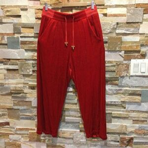 BALMAIN Velour Cropped Pants 